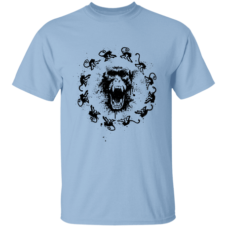 T-Shirts Light Blue / YXS Monkey Fever Youth T-Shirt