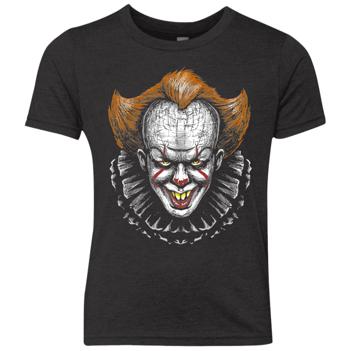 T-Shirts Vintage Black / YXS Monster Clown Youth Triblend T-Shirt