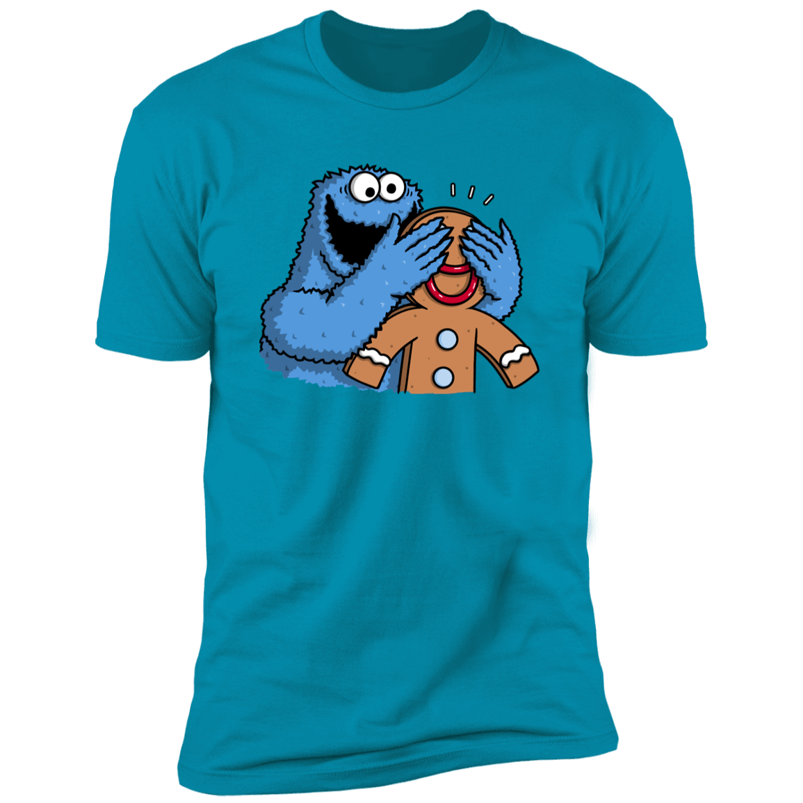 T-Shirts Turquoise / S Monstrous Surprise Men's Premium T-Shirt