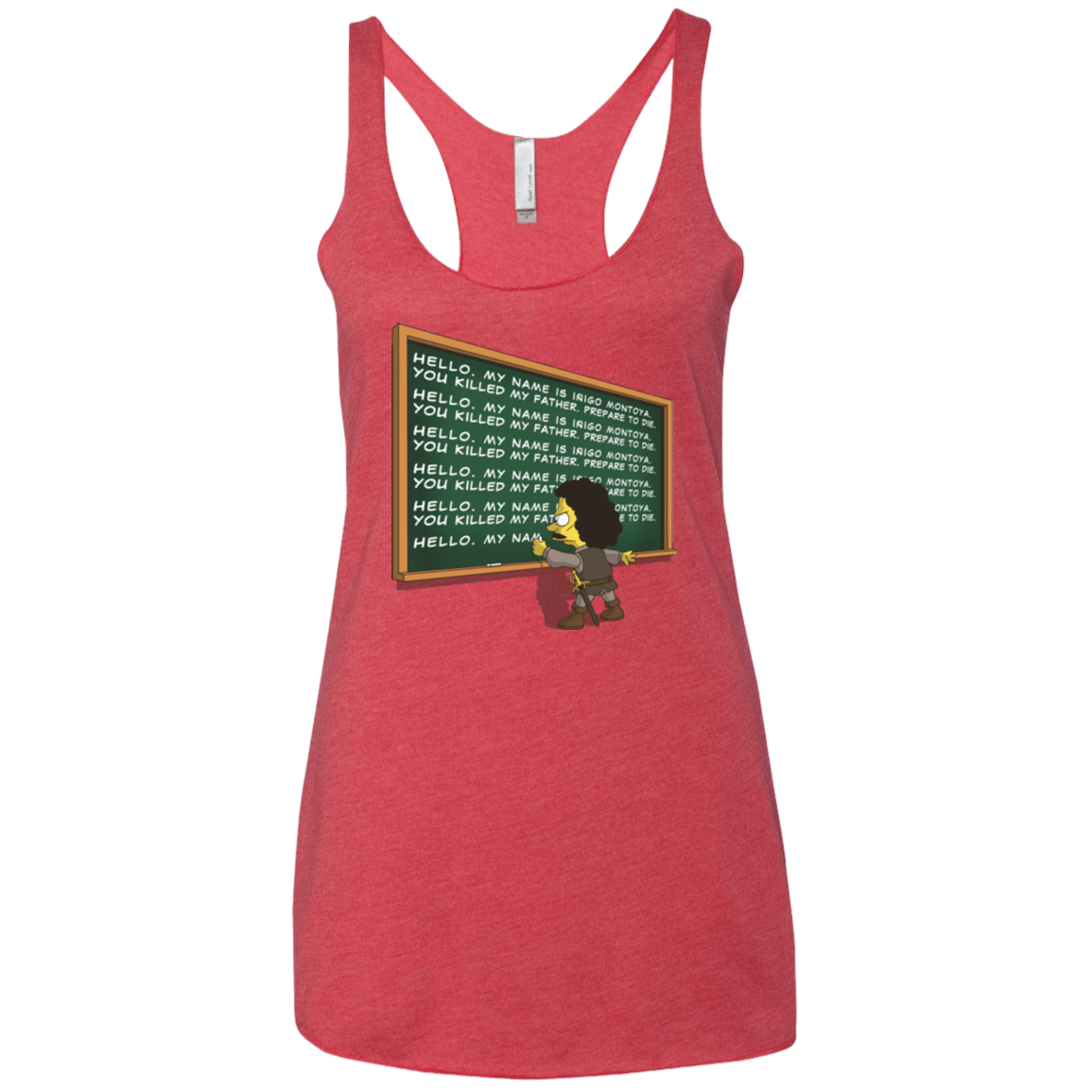 T-Shirts Vintage Red / X-Small Montoya Detention Women's Triblend Racerback Tank