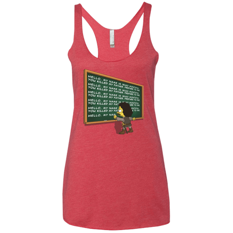 T-Shirts Vintage Red / X-Small Montoya Detention Women's Triblend Racerback Tank