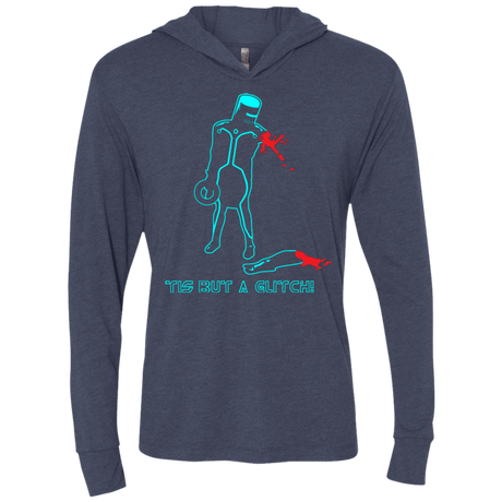 T-Shirts Vintage Navy / X-Small Monty Pytron Triblend Long Sleeve Hoodie Tee