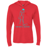 T-Shirts Vintage Red / X-Small Monty Pytron Triblend Long Sleeve Hoodie Tee