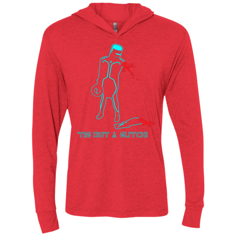 T-Shirts Vintage Red / X-Small Monty Pytron Triblend Long Sleeve Hoodie Tee