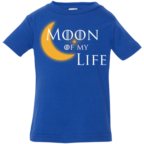 T-Shirts Royal / 6 Months Moon of my Life Infant Premium T-Shirt