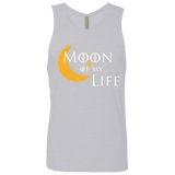 T-Shirts Heather Grey / Small Moon of my Life Men's Premium Tank Top