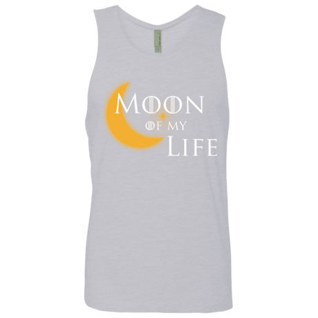 T-Shirts Heather Grey / Small Moon of my Life Men's Premium Tank Top