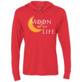 T-Shirts Vintage Red / X-Small Moon of my Life Triblend Long Sleeve Hoodie Tee