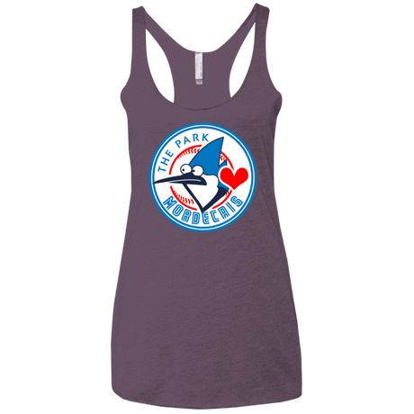 T-Shirts Vintage Purple / X-Small Mordecais Women's Triblend Racerback Tank