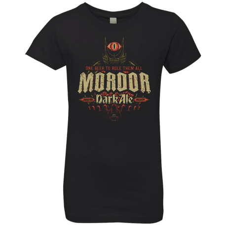 T-Shirts Black / YXS Mordor Dark Girls Premium T-Shirt