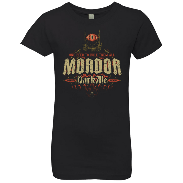 T-Shirts Black / YXS Mordor Dark Girls Premium T-Shirt