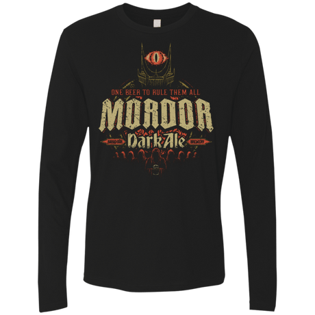 T-Shirts Black / Small Mordor Dark Men's Premium Long Sleeve