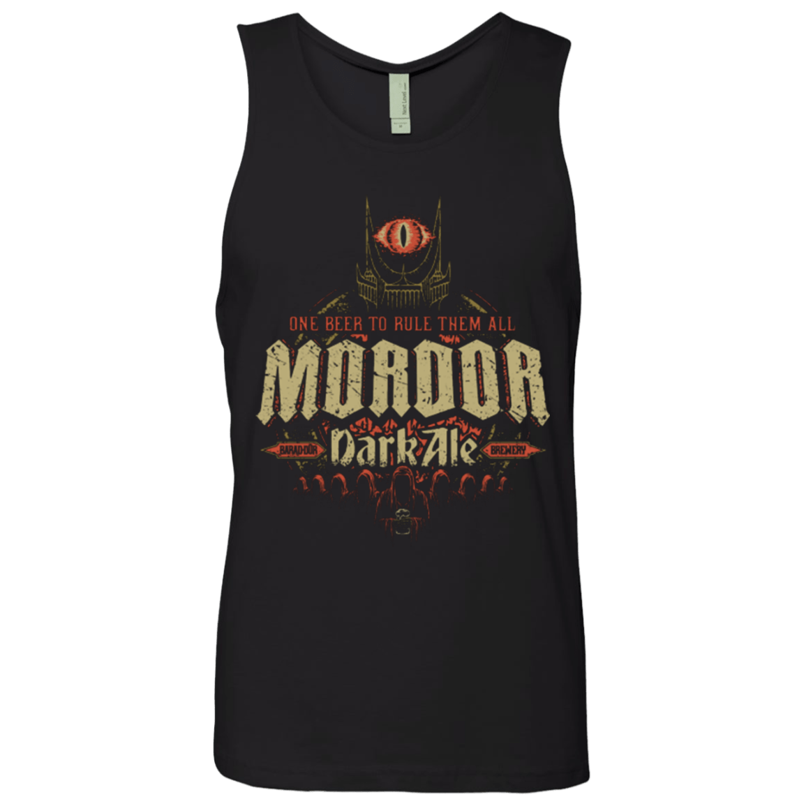 T-Shirts Black / Small Mordor Dark Men's Premium Tank Top