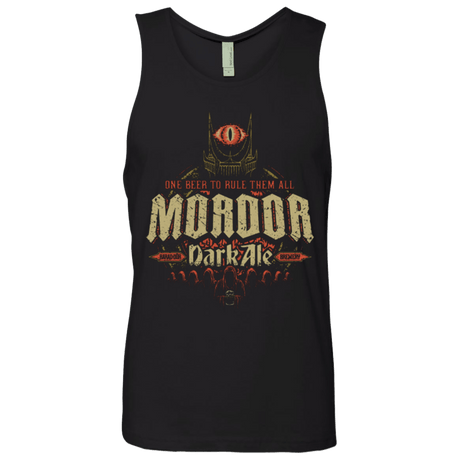 T-Shirts Black / Small Mordor Dark Men's Premium Tank Top