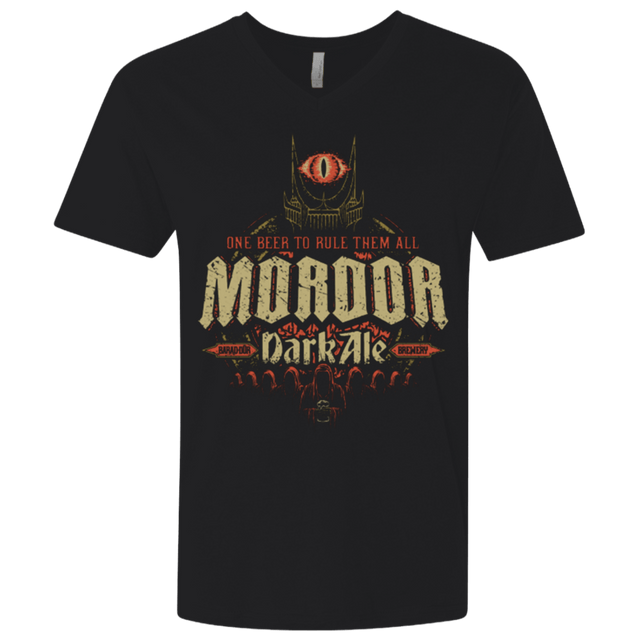 T-Shirts Black / X-Small Mordor Dark Men's Premium V-Neck