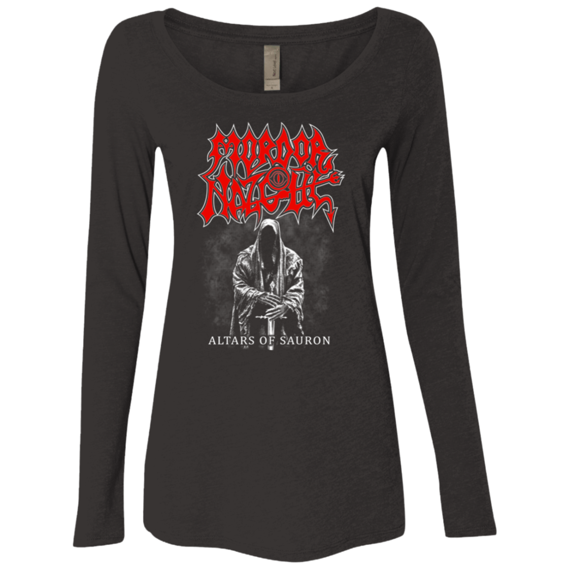 T-Shirts Vintage Black / Small Mordor Nazgul Women's Triblend Long Sleeve Shirt