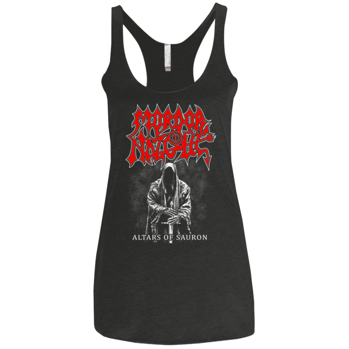 T-Shirts Vintage Black / X-Small Mordor Nazgul Women's Triblend Racerback Tank