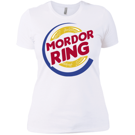 T-Shirts White / X-Small Mordor Ring Women's Premium T-Shirt