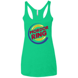 T-Shirts Envy / X-Small Mordor Ring Women's Triblend Racerback Tank