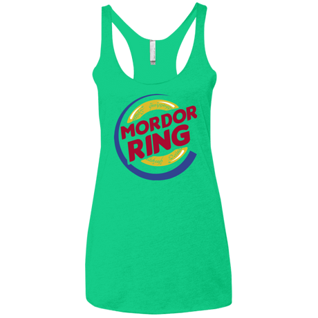 T-Shirts Envy / X-Small Mordor Ring Women's Triblend Racerback Tank
