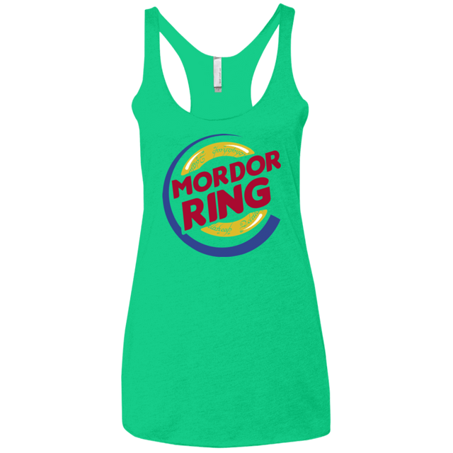 T-Shirts Envy / X-Small Mordor Ring Women's Triblend Racerback Tank