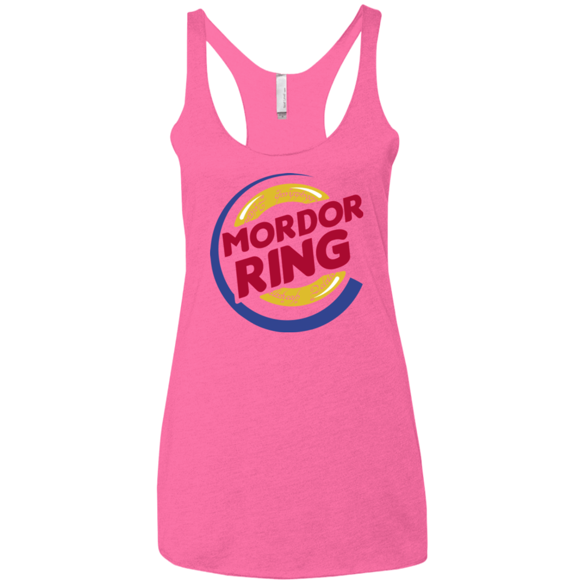 T-Shirts Vintage Pink / X-Small Mordor Ring Women's Triblend Racerback Tank