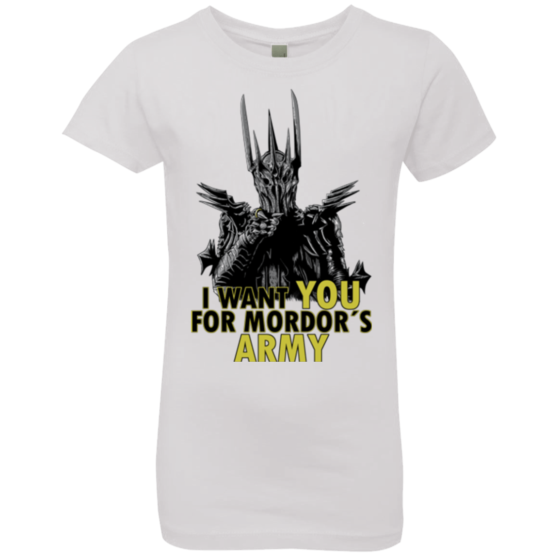 T-Shirts White / YXS Mordors army Girls Premium T-Shirt