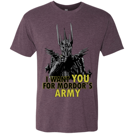 T-Shirts Vintage Purple / Small Mordors army Men's Triblend T-Shirt