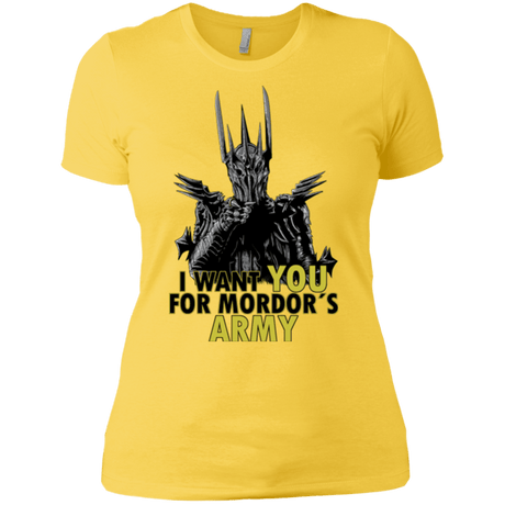 T-Shirts Vibrant Yellow / X-Small Mordors army Women's Premium T-Shirt