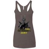 T-Shirts Macchiato / X-Small Mordors army Women's Triblend Racerback Tank