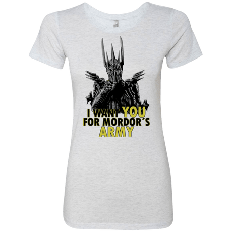 T-Shirts Heather White / Small Mordors army Women's Triblend T-Shirt