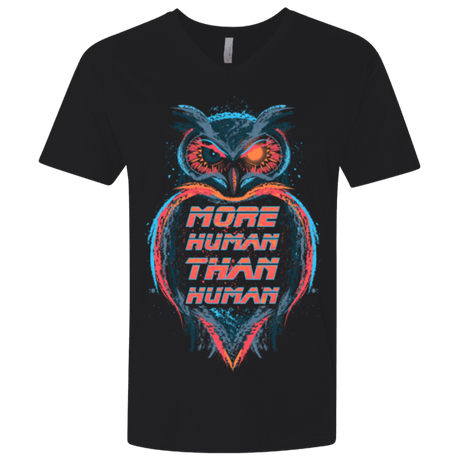 T-Shirts Black / X-Small More Human than Human Men's Premium V-Neck