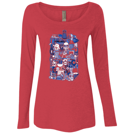 T-Shirts Vintage Red / Small More On The Inside Women's Triblend Long Sleeve Shirt