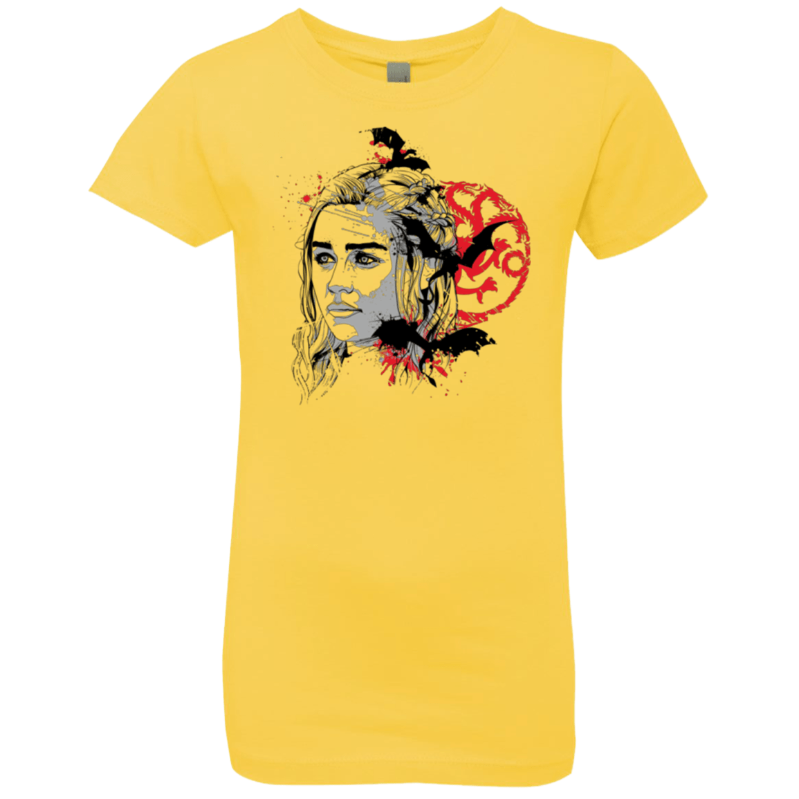 T-Shirts Vibrant Yellow / YXS MOTHER OF DRAGONS (1) Girls Premium T-Shirt