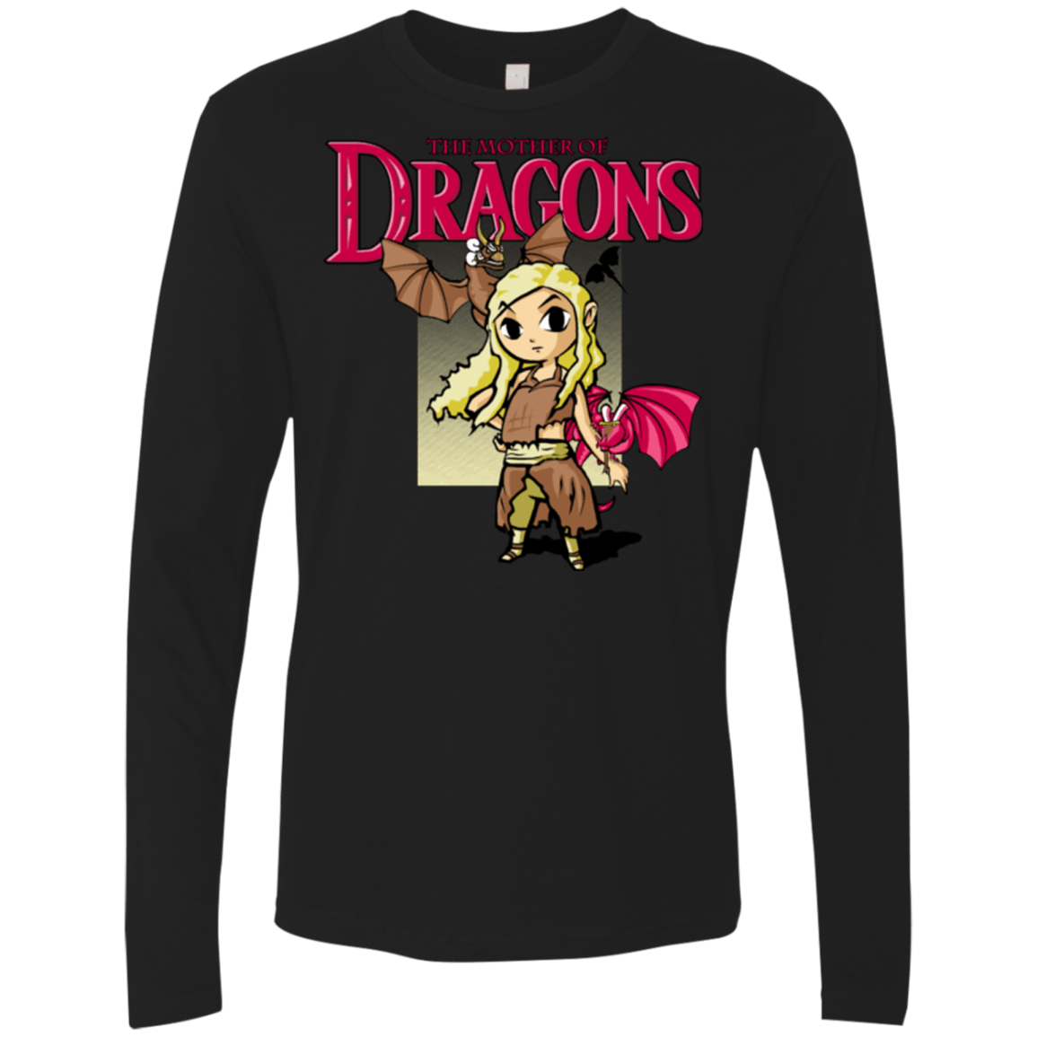 T-Shirts Black / Small Mother of Dragons Men's Premium Long Sleeve