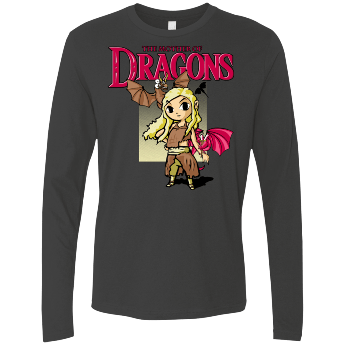 T-Shirts Heavy Metal / Small Mother of Dragons Men's Premium Long Sleeve