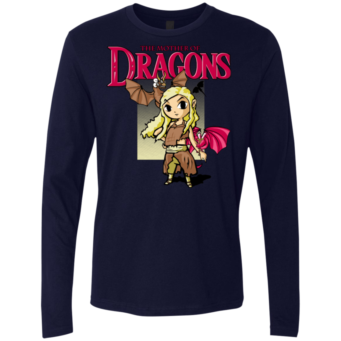T-Shirts Midnight Navy / Small Mother of Dragons Men's Premium Long Sleeve