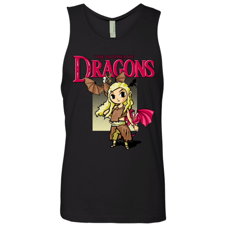 T-Shirts Black / Small Mother of Dragons Men's Premium Tank Top
