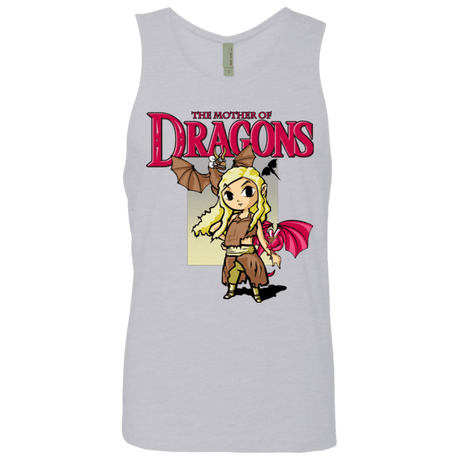 T-Shirts Heather Grey / Small Mother of Dragons Men's Premium Tank Top