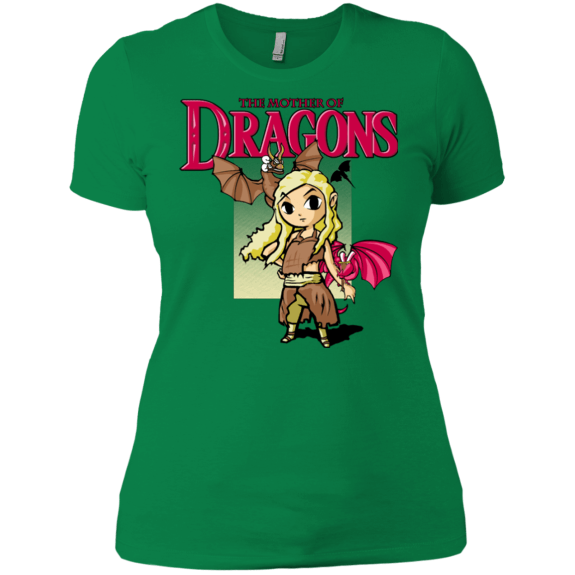 T-Shirts Kelly Green / X-Small Mother of Dragons Women's Premium T-Shirt