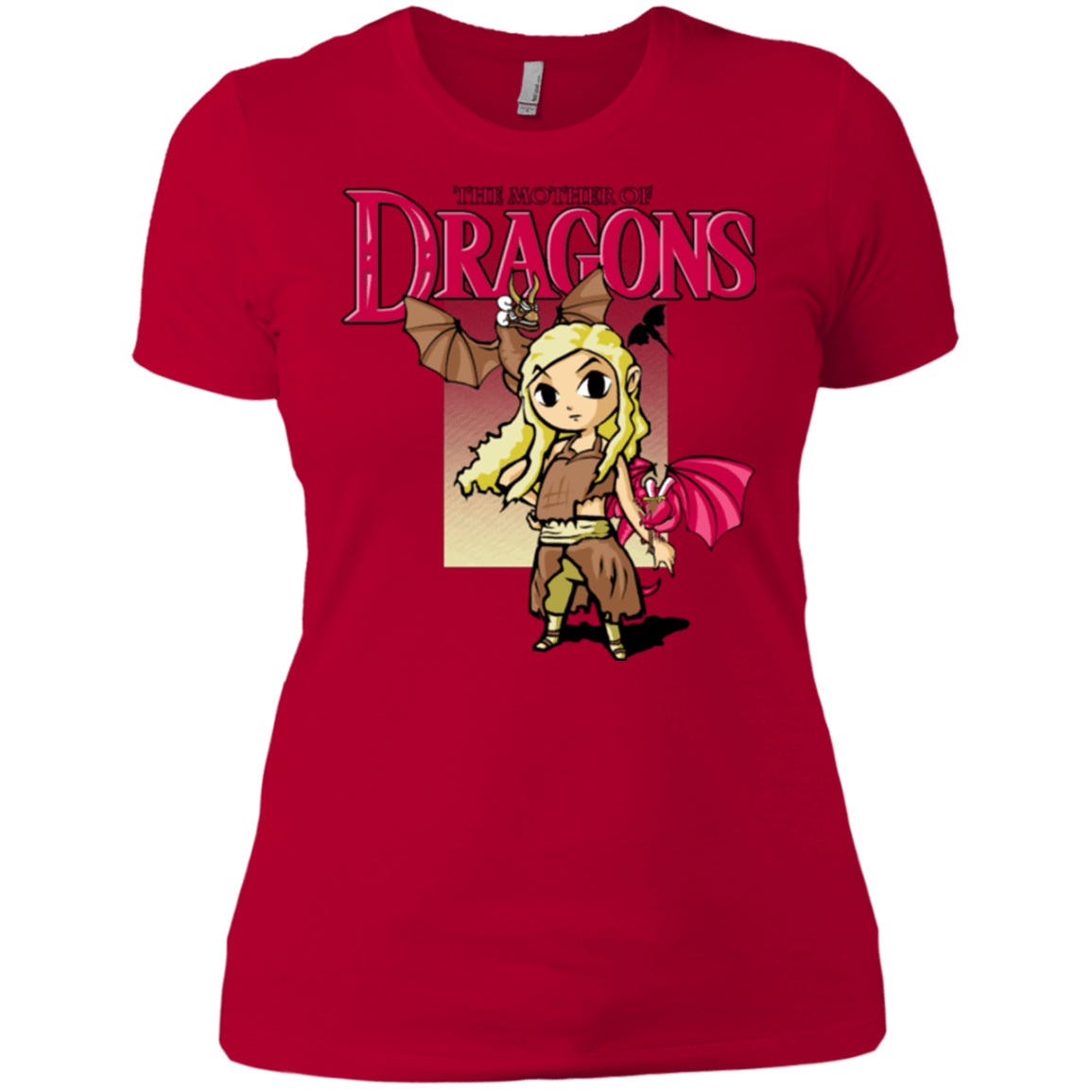 T-Shirts Red / X-Small Mother of Dragons Women's Premium T-Shirt