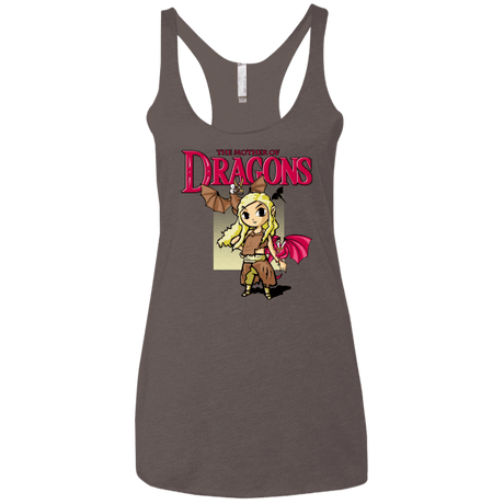 T-Shirts Macchiato / X-Small Mother of Dragons Women's Triblend Racerback Tank