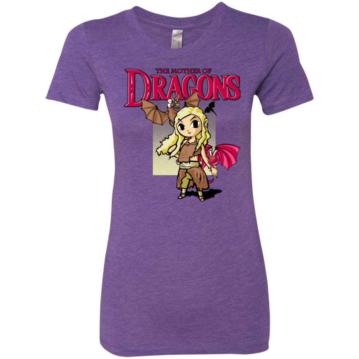 T-Shirts Purple Rush / Small Mother of Dragons Women's Triblend T-Shirt