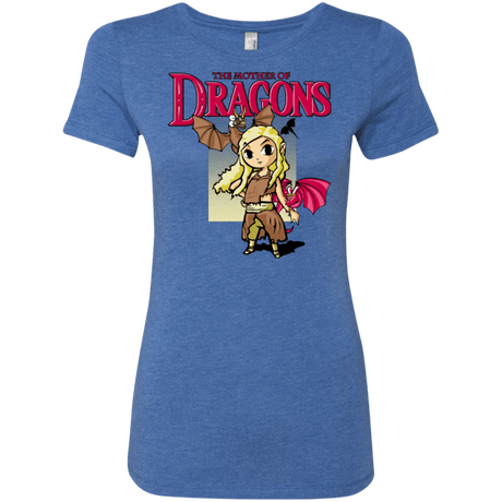 T-Shirts Vintage Royal / Small Mother of Dragons Women's Triblend T-Shirt