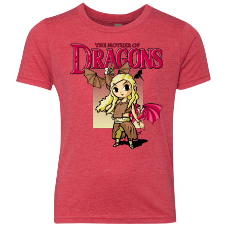 T-Shirts Vintage Red / YXS Mother of Dragons Youth Triblend T-Shirt