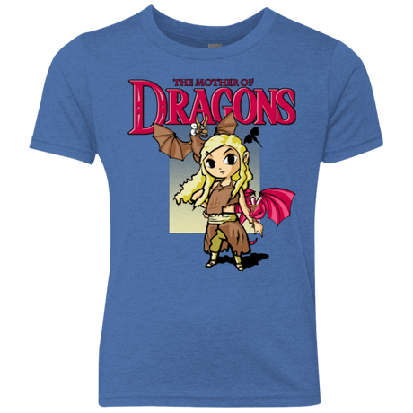 T-Shirts Vintage Royal / YXS Mother of Dragons Youth Triblend T-Shirt