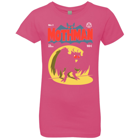 T-Shirts Hot Pink / YXS Mothman Girls Premium T-Shirt