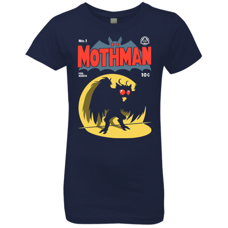 T-Shirts Midnight Navy / YXS Mothman Girls Premium T-Shirt