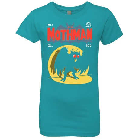 T-Shirts Tahiti Blue / YXS Mothman Girls Premium T-Shirt