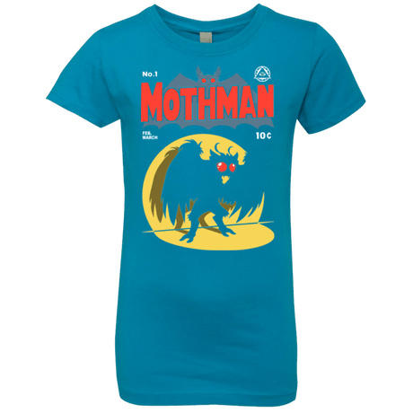 T-Shirts Turquoise / YXS Mothman Girls Premium T-Shirt